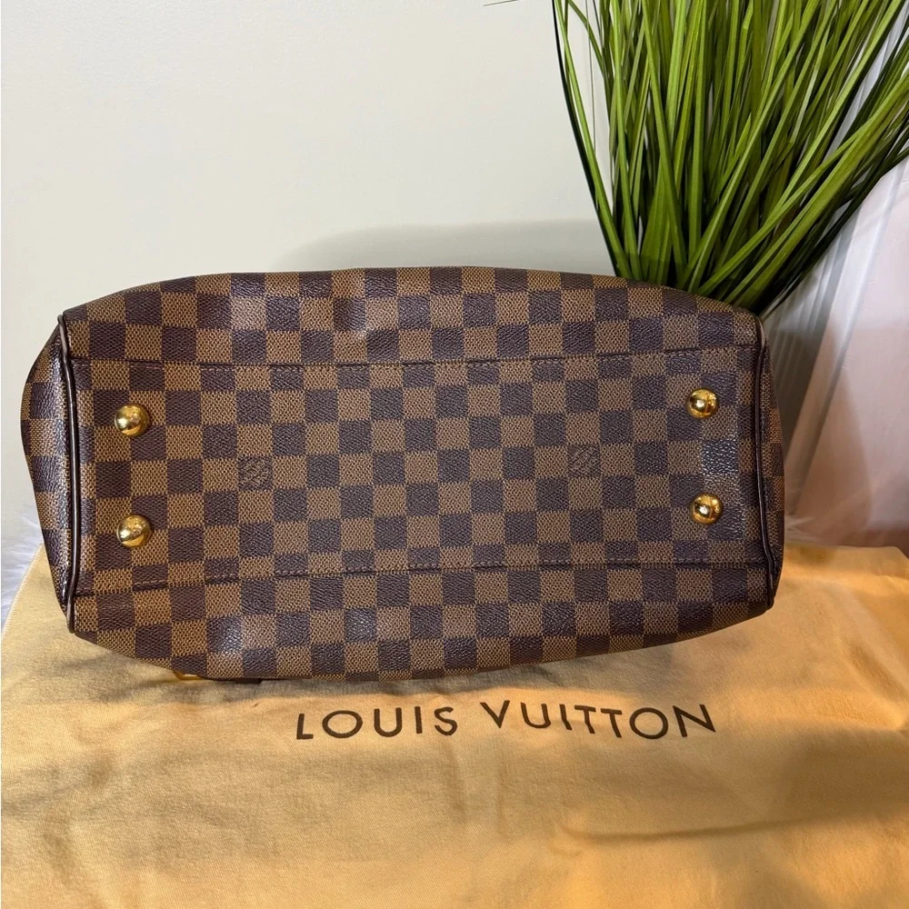 Louis Vuitton Dark Brown Checkered Satchel - Picture 4 of 7